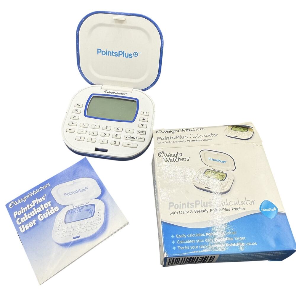 ⚖️ PointsPlus Weight Watchers Calculator w Box Guide Daily Weekly Tracker WW - Picture 1 of 3
